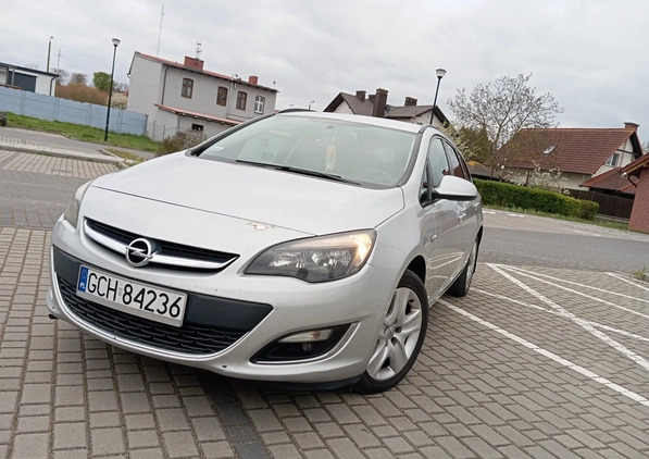 Opel Astra cena 23300 przebieg: 259000, rok produkcji 2013 z Chojnice małe 154